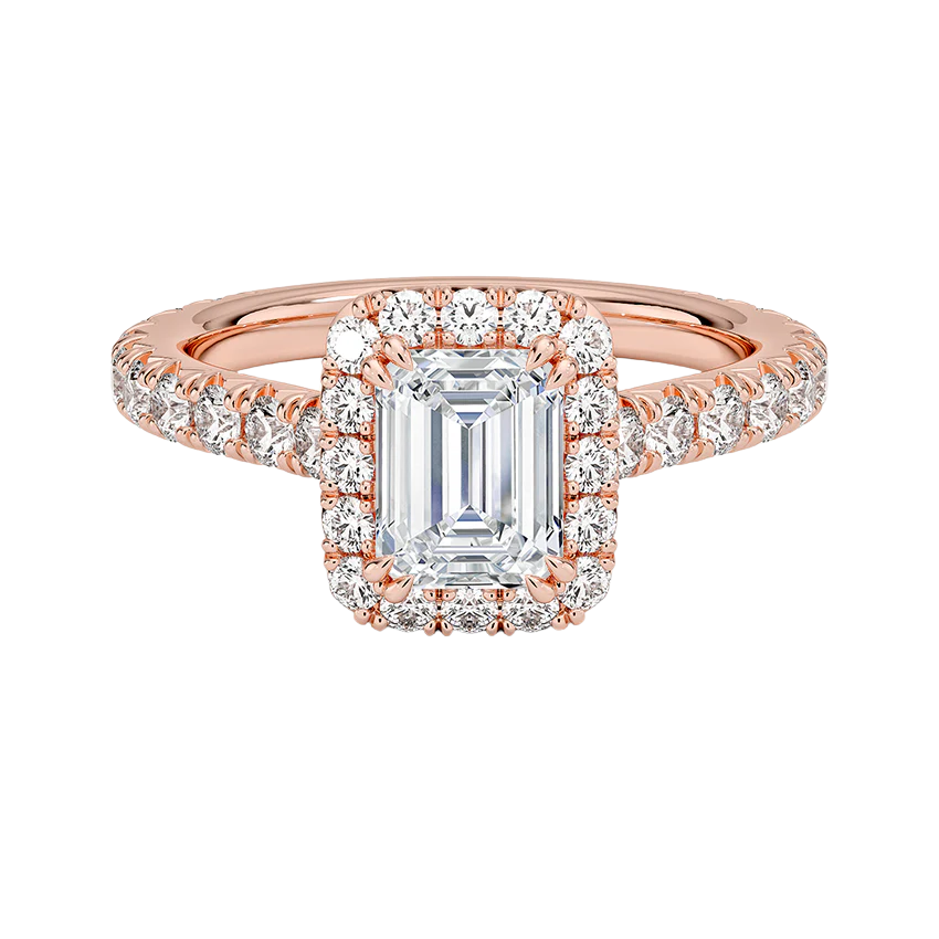 Halo Pave Ring